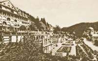 um 1930: fertig gestellter Terrassengarten